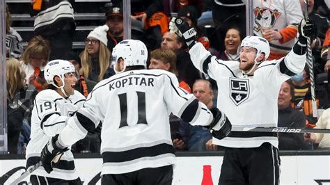 Kempe’s hat trick sends 3rd-place Kings past NHL-worst Ducks